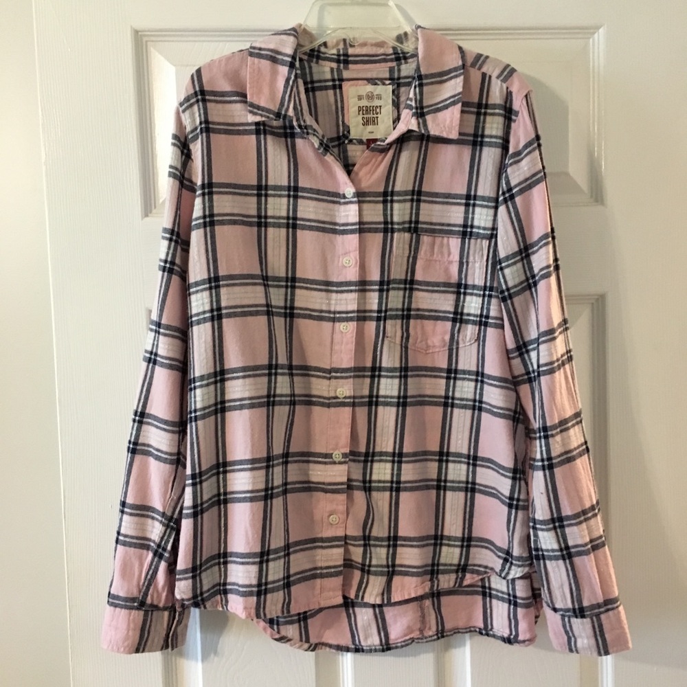 SOFT Flannel Shirt, So brand Perfect Shirt, Size L